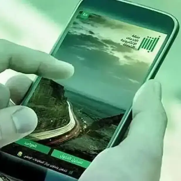 الخدمات الإلكترونية الحكومية عبر أبشر